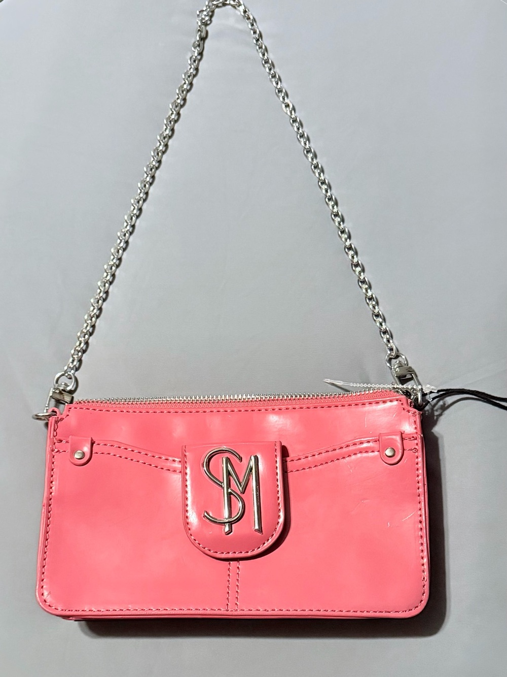 Steve Madden Pink/Coral Chain Shoulder Bag ✨NWT✨